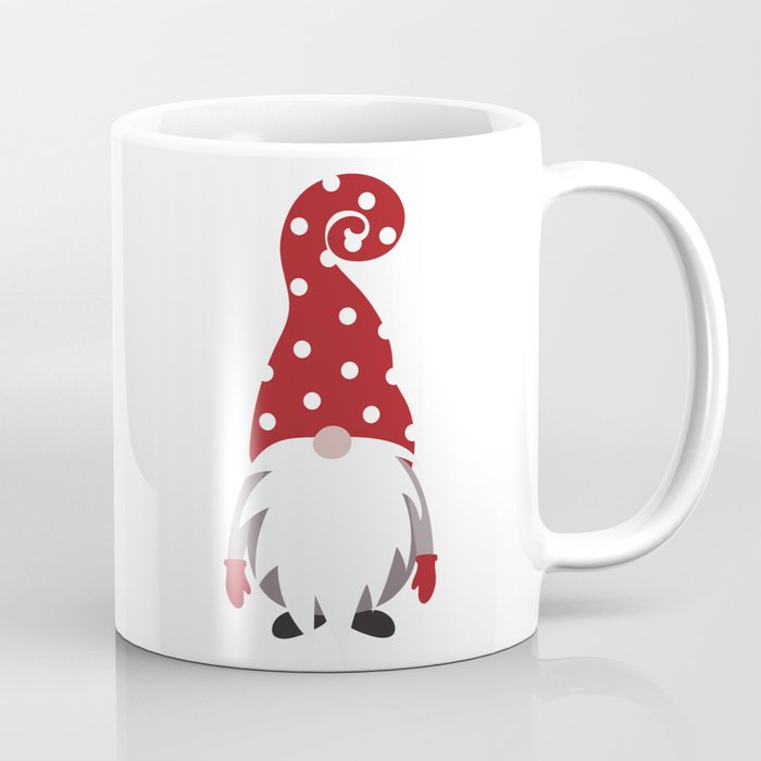 Christmas Gnome Polka Dots Hat Coffee Mug