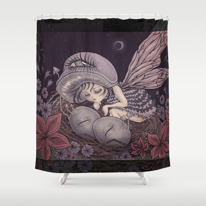 Fairy Dreaming Shower Curtain