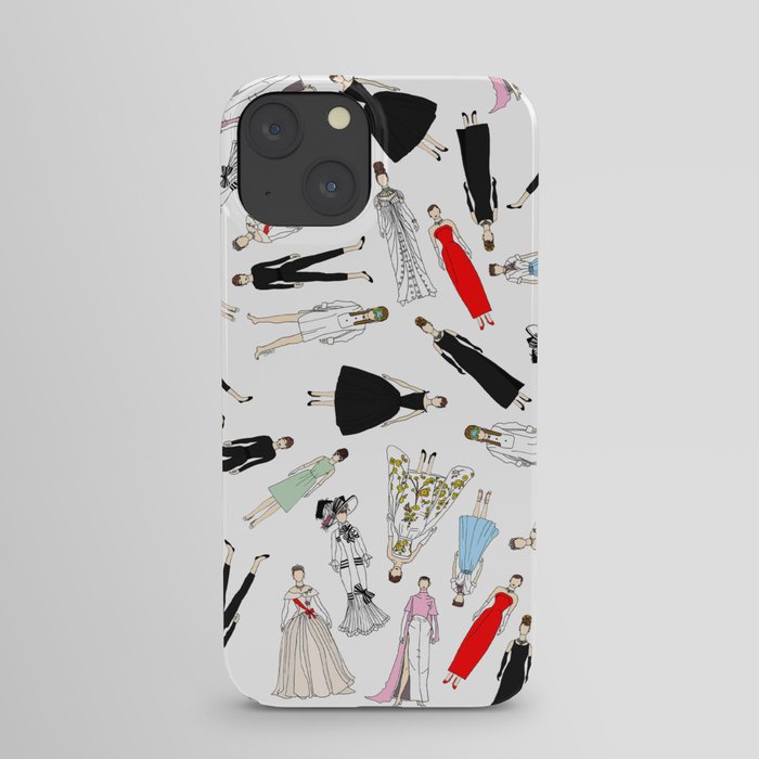 Audrey Fashion (Scattered) iPhone Case