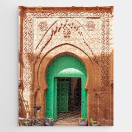 Emerald Door, Morocco Jigsaw Puzzle