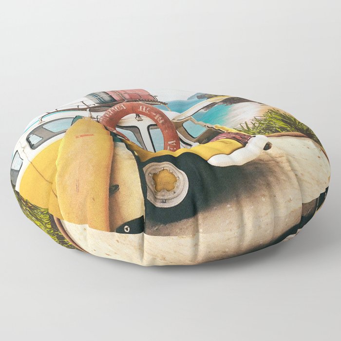 Surf Trip Floor Pillow