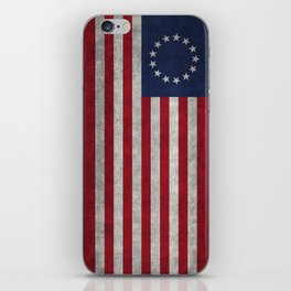 USA Betsy Ross flag - Grungy Style iPhone Skin