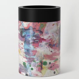 Abstract Pink Can Cooler