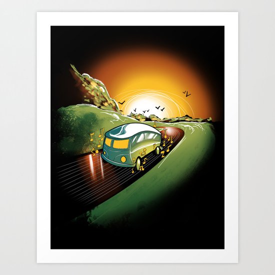Killer Road Trip Art Print