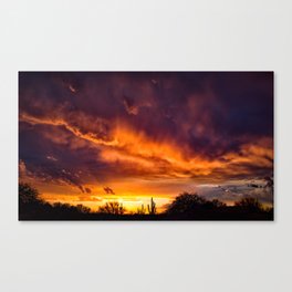 Arizona Sunset 042 Canvas Print