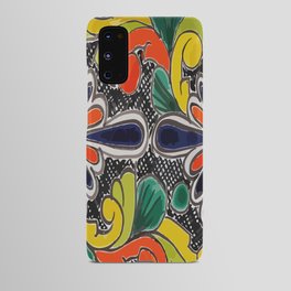 Mexican ceramics talavera tiles colorful folkart Android Case