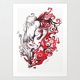 redwolf Art Print