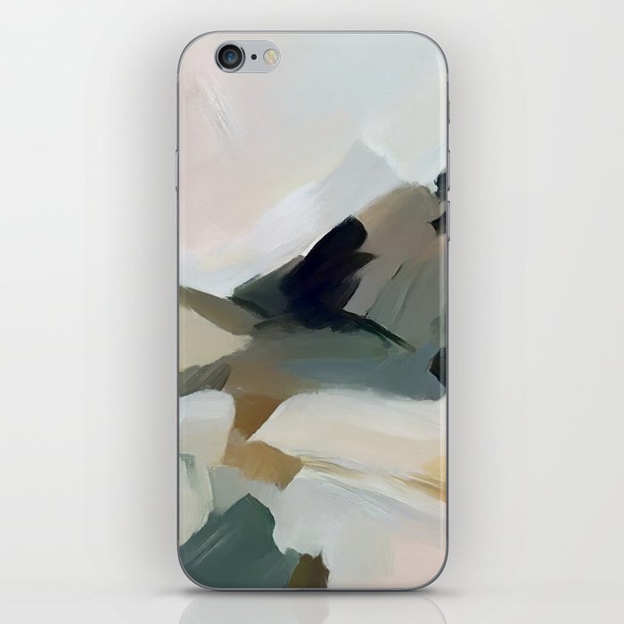 Modern Abstract Brush Stroke Painting iPhone Skin