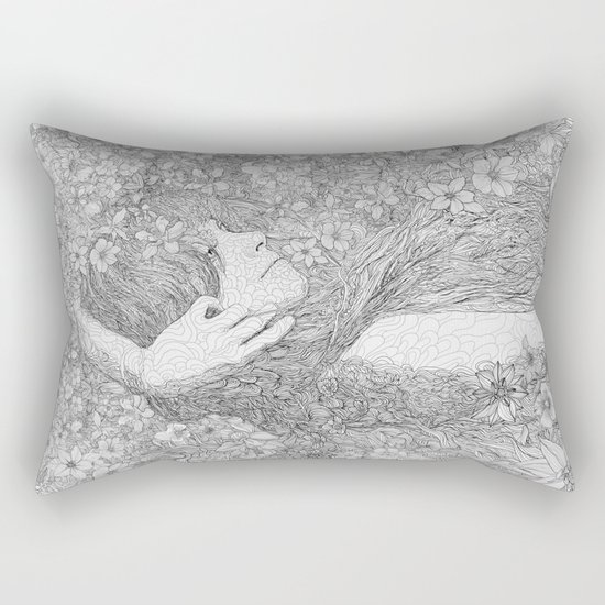 A day in the life Rectangular Pillow