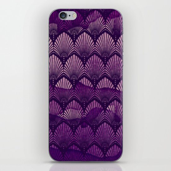 Variations on a Feather II - Purple Haze iPhone & iPod Skin