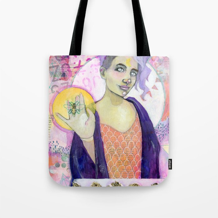 Peace Bee With You Tote Bag