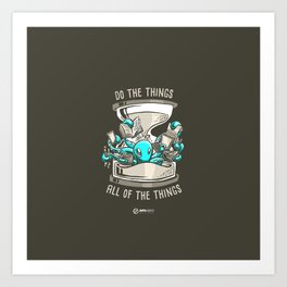 Octopus: Do All The Things Art Print