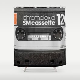 A BASF SM cassette 120 minutes duration Shower Curtain