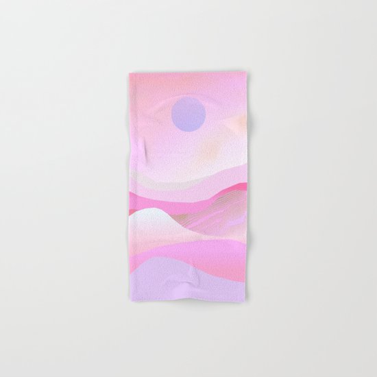 Pink Hills Hand & Bath Towel