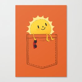 Pocketful of sunshine Canvas Print