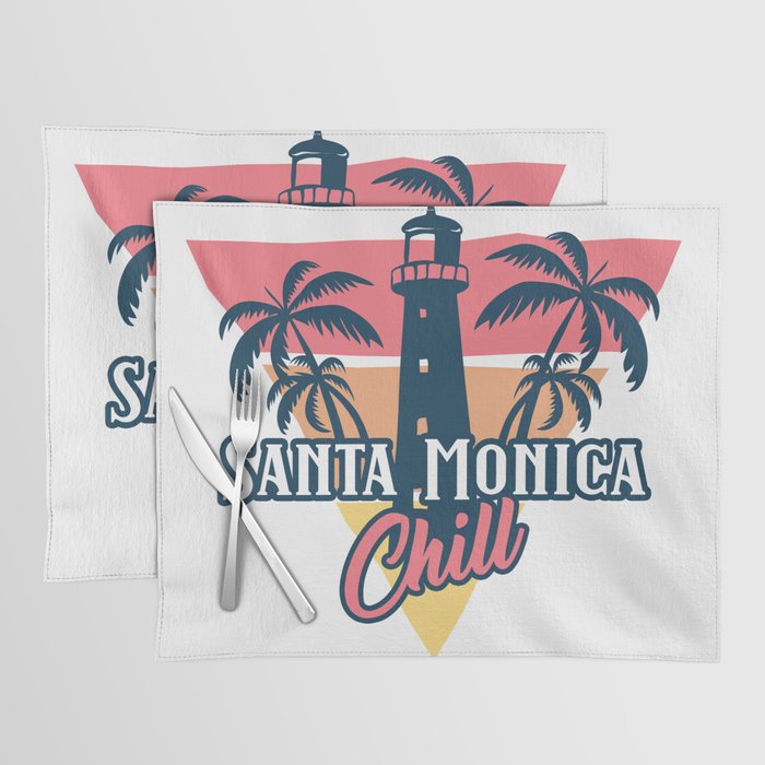 Santa Monica chill Placemat