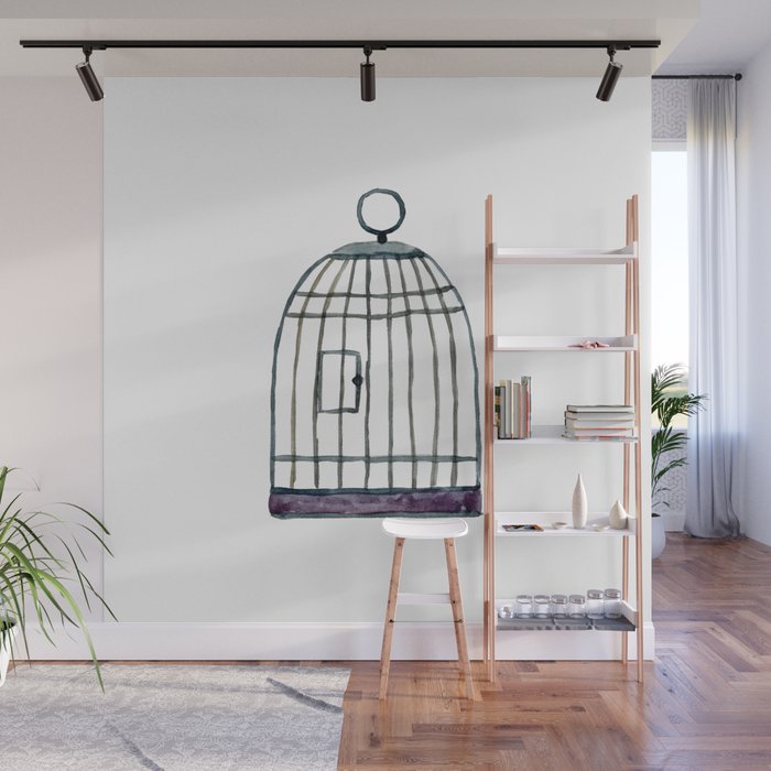 Bird Cage Wall Mural