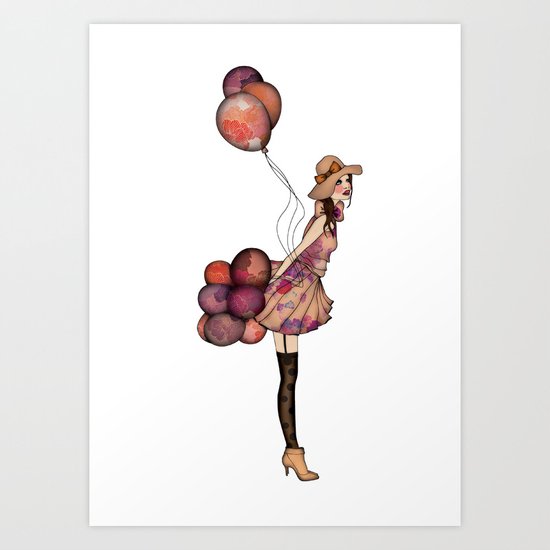 Le Ballon // Birthday III Art Print