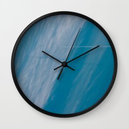 Plane Wall Clock | Plane, Blue, Sky, Love, Color, Clouds, Cloudwatching, Travel, Lovedones, Beauty 