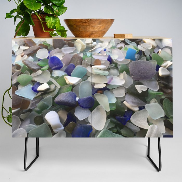 Sea Glass Assortment 5 Credenza