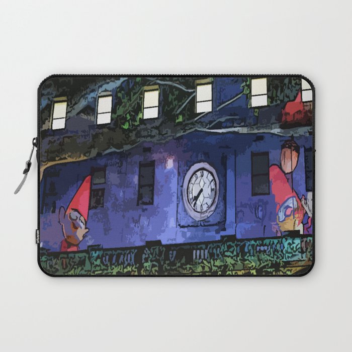 GNOMES IN THE CLOCKTOWER CHILDRENS GRAPHIC ART  Laptop Sleeve