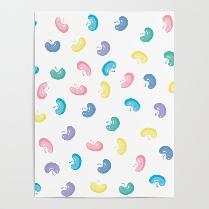 Sweet Dreams Jelly Beans Poster by Inspired Images Society6