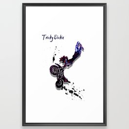 "Tricky Dickie" Framed Art Print