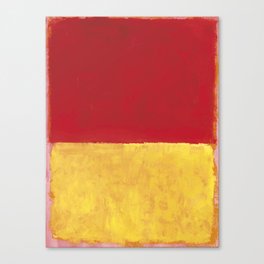 Rothko Red Yellow Untitled Canvas Print