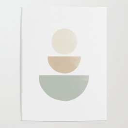 Balance NO.1 | Sage Green Poster
