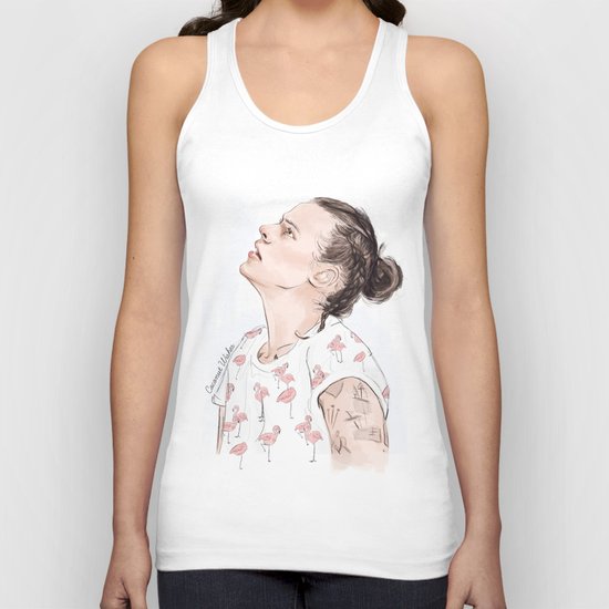 Harry Flamingo Unisex Tank Top