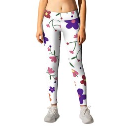 Flowers Leggings | Drafting, Digital, Graphicdesign, Watercolor, Black And White, Figurative, Oil, Ink, Cartoon, Acrylic 