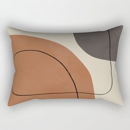 Modern Abstract Shapes #1 Rectangular Pillow