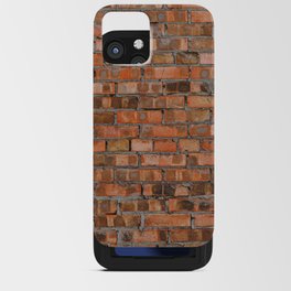 Texture of an old brick wall closeup iPhone Card Case