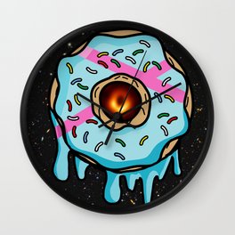 Black Hole Doughnut! Wall Clock
