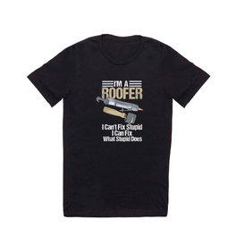 Roofer Dad Contractor Roofing Construction Gift T Shirt