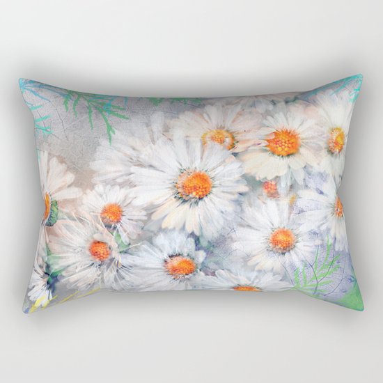 Vintage daisies(4) Rectangular Pillow