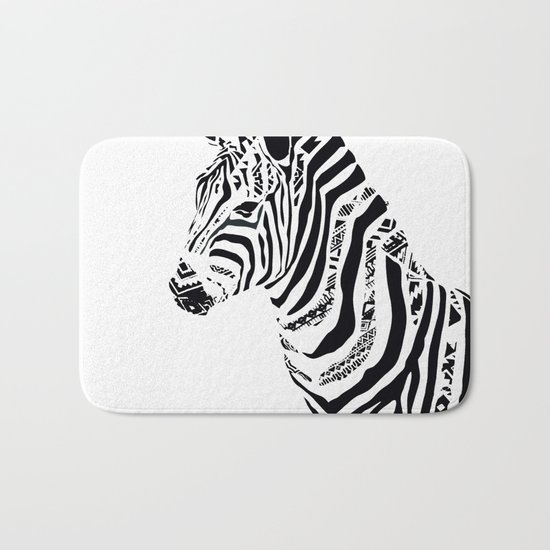 ZEBRA MOSAIC Bath Mat