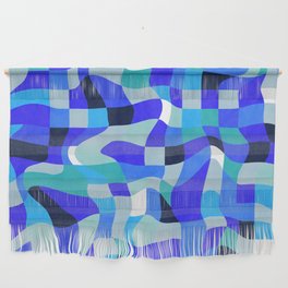 abstract ocean blue 4 Wall Hanging
