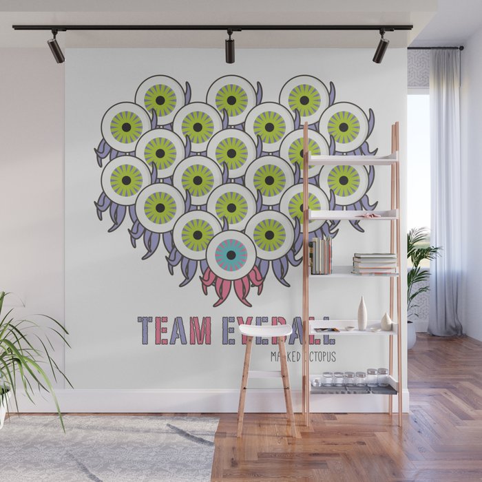 TEAM EYEBALL - Masked Octopus Wall Mural