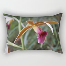 Wild Tropical Orchid Rectangular Pillow