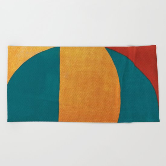 Sailing Under the Sun Beach Towel