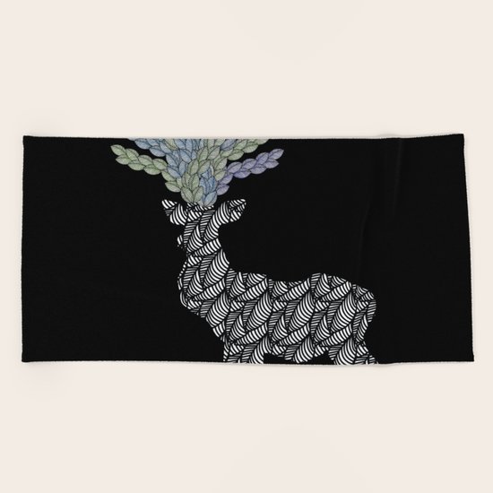 Deer Beach Towel