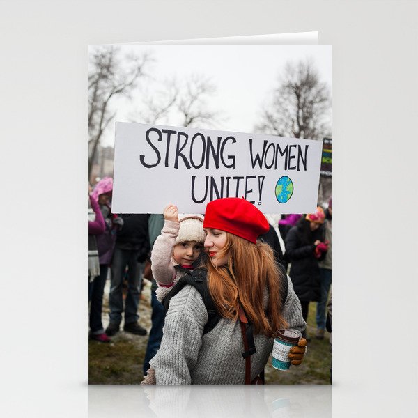 Strong Women Unite! Stationery Cards