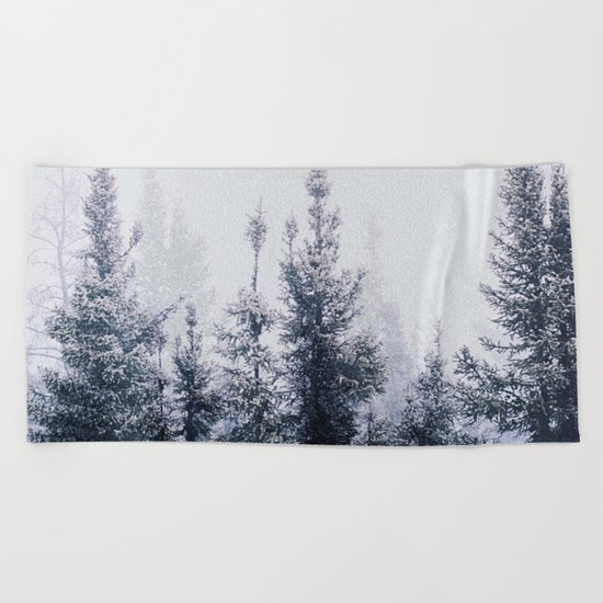 Waste a moment in the forest Beach Towel