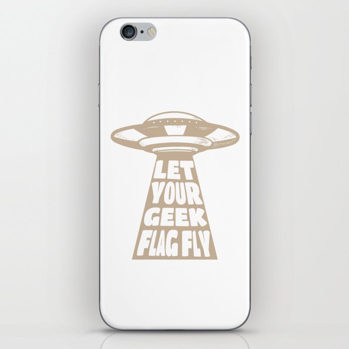 Sci-Fi Fan, Let Your Geek Flag Fly iPhone Skin
