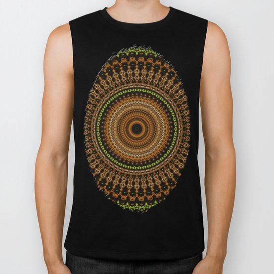 Fractal Kaleido Study 002 in CMR Biker Tank