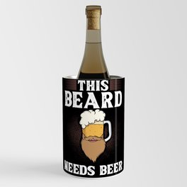 Beard And Beer Drinking Hair Growing Growth Wine Chiller