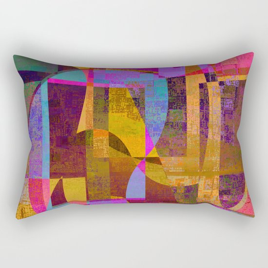 lookin' back Rectangular Pillow