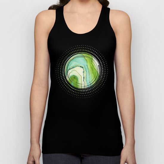 Agate Greenery Unisex Tank Top
