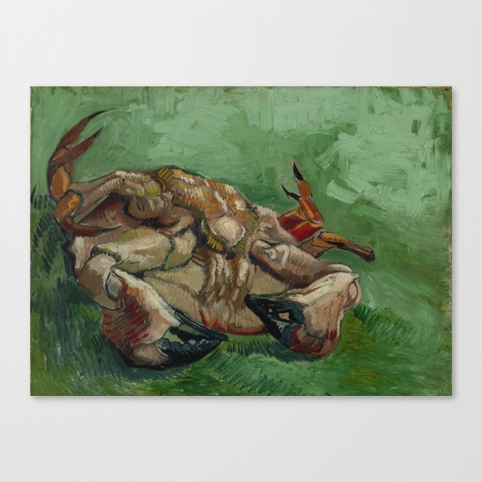 Vincent Van Gogh  - A crab on its back Canvas Print